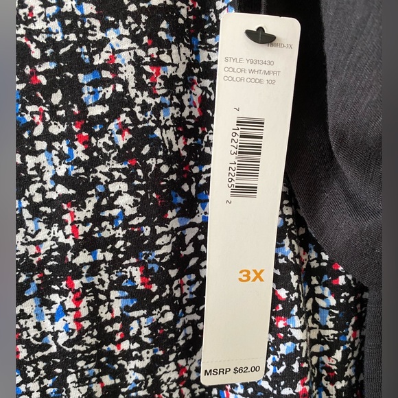 🔥5 for $20🔥 DKNY Short Sleeve Dress 3X NWT - Picture 4 of 7